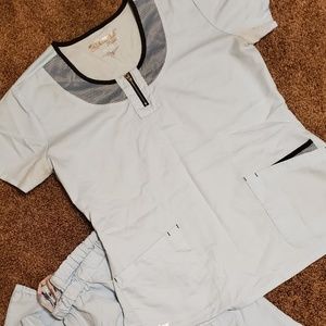 Grey's Anatomy Sky Blue Scrub Set